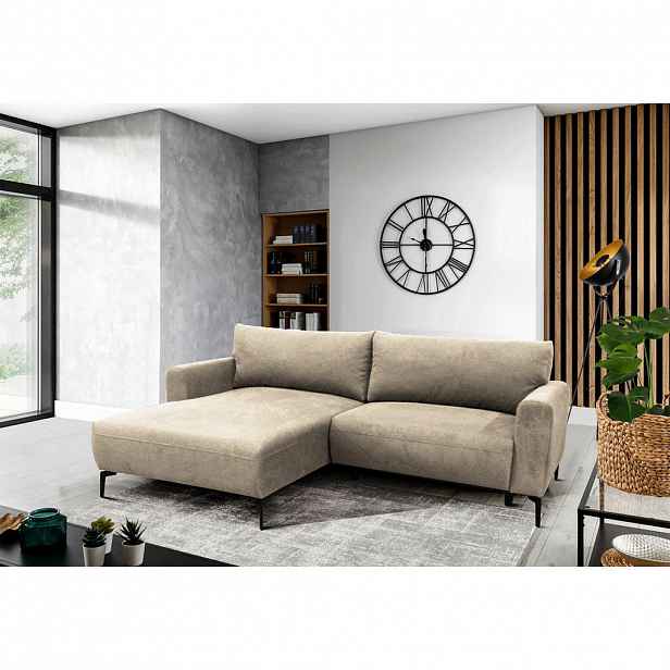 MID.YOU ROHOVÁ SEDAČKA, textil, béžová