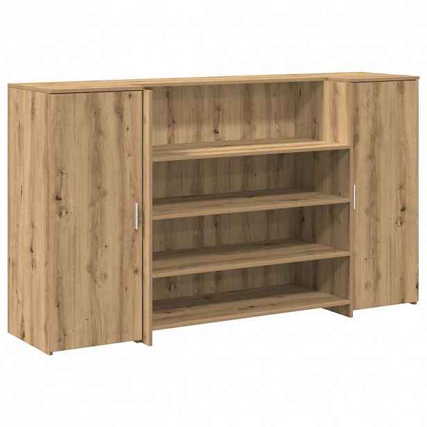 vidaXL Recepční stůl dub artisan 180x50x103,5 cm kompozitní dřevo