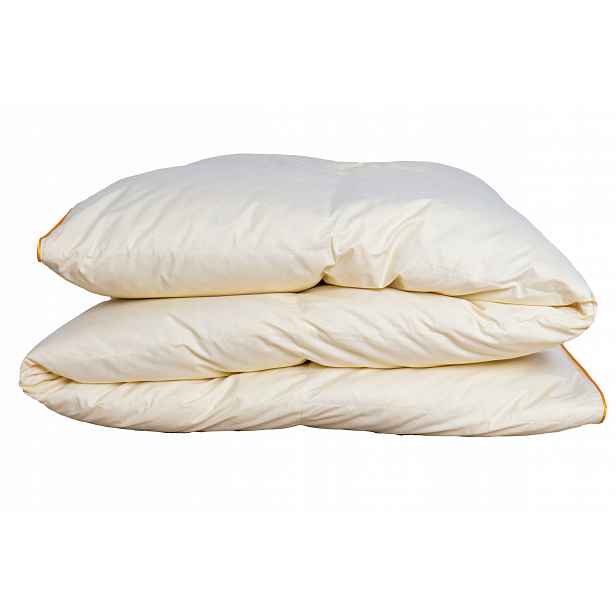 Péřová Přikrývka 200 x 220 cm Teplá 100% Bavlna – Antialergická