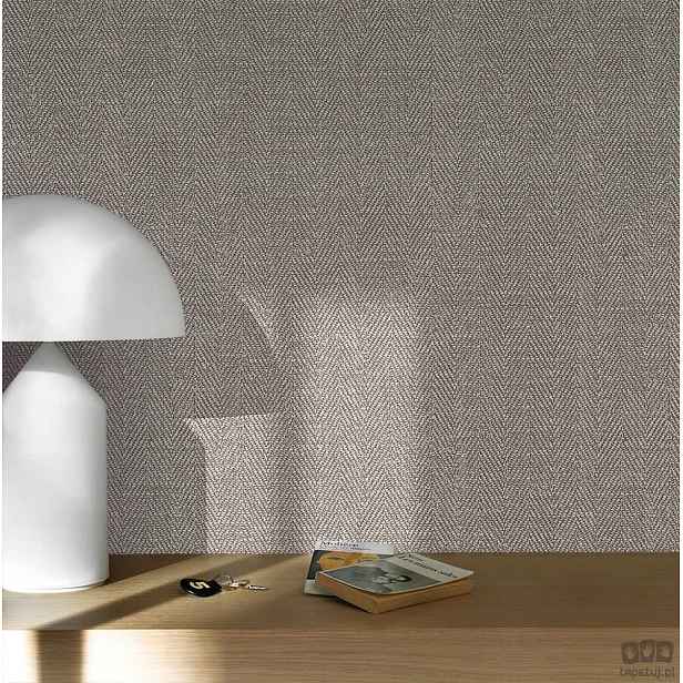 Tapeta s jedlovým efektem, hnědá béžová, bez struktury tapety