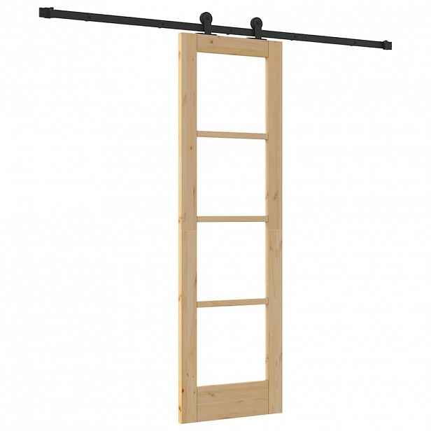 vidaXL Posuvné dveře ORKDAL Přírodní 61 x 198,5 cm