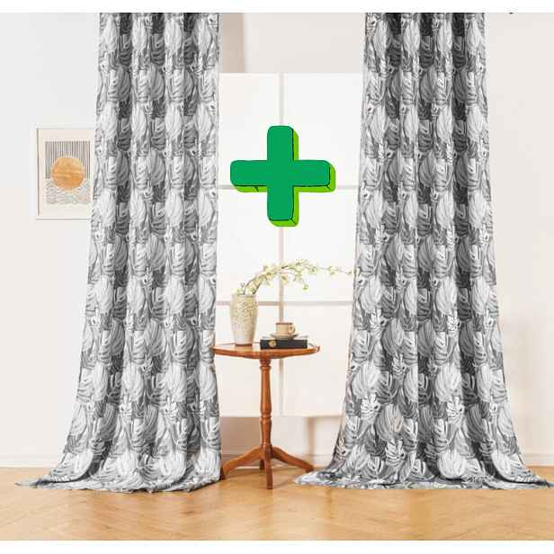 Designové závěsy FLOCUS 140x270 cm (2 ks), vzorované