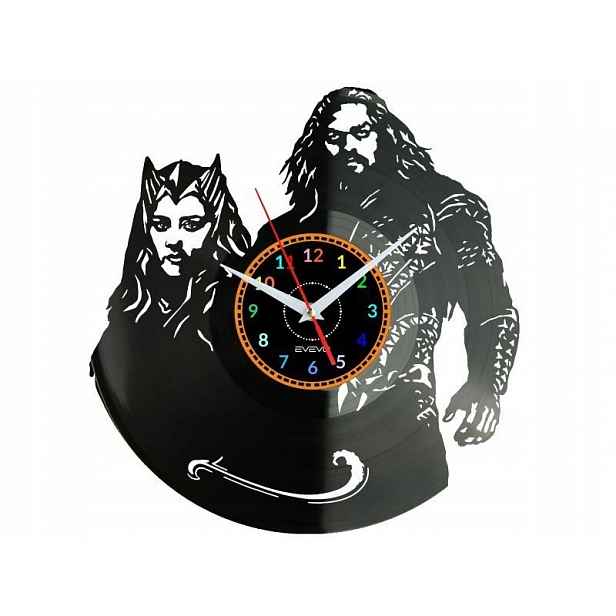 Aquaman Dárek Originální dekorace do domu Hodiny z vinylové desky