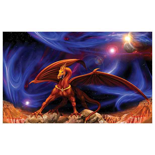 Fototapeta Vesmírný drak vesmír fantazie hvězdy 208x146 lepidlo