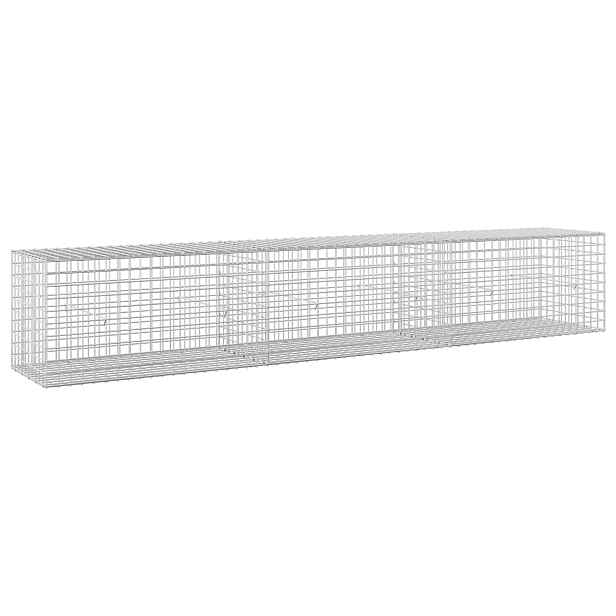 vidaXL Gabion s drátem 3,5 mm a síťkou 5x5 cm 300x50x50 cm