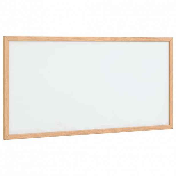 vidaXL Magnetická bílá tabule s rámem z masivního borovicového dřeva 60 x 30 cm