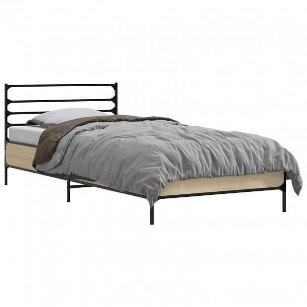 vidaXL Rám postele Dub sonoma 80 x 200 cm Kompozitní dřevo