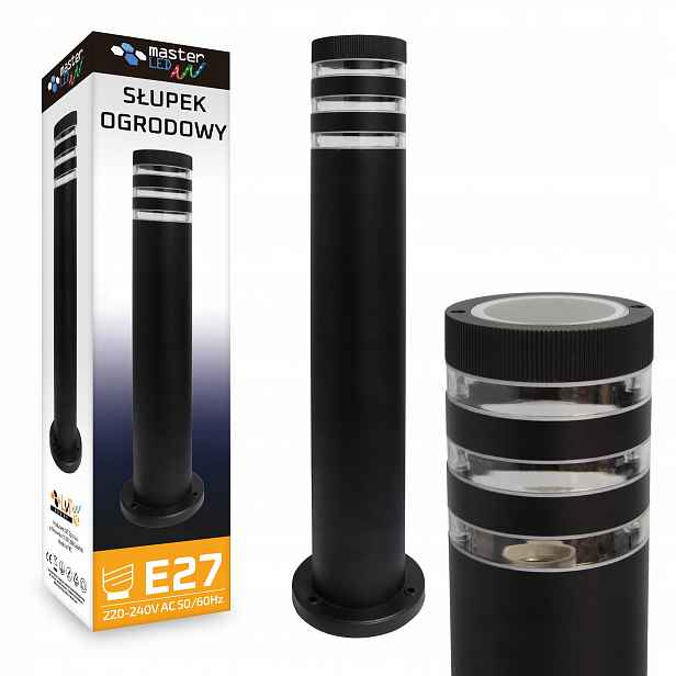 Zahradní Led lampa 60 cm, venkovní stojanový sloupek E27, Led