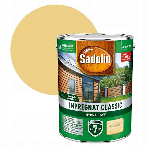 Sadolin Klasický Impregnát 4,5 L Bezbarvý