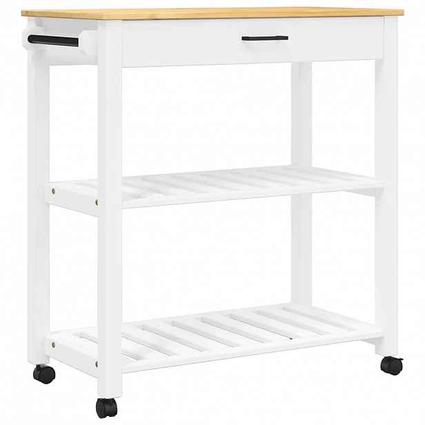 vidaXL Kuchyňský vozík MONZA 84 x 40 x 88,5 cm masivní borové dřevo
