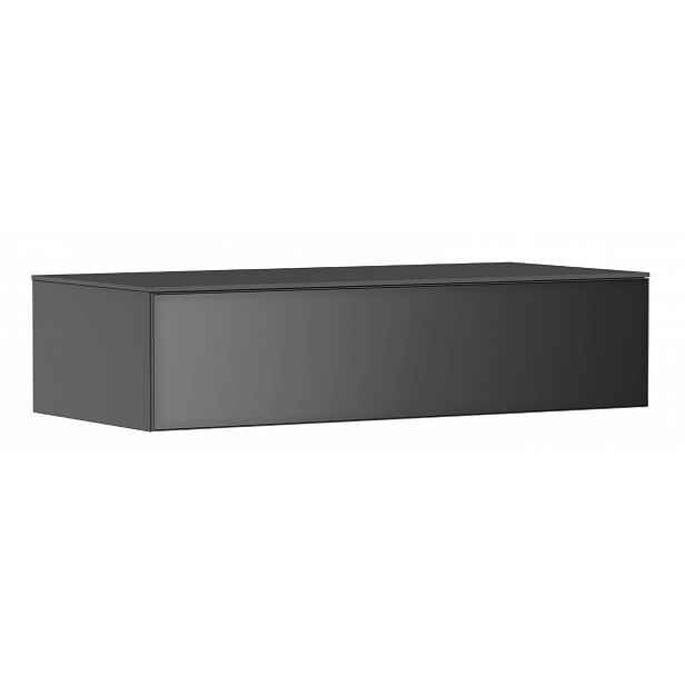 Hansgrohe Xevolos E - Boční skříňka, 29x118x55 cm, 1 zásuvka, matná šedá/metalická šedá 54327770