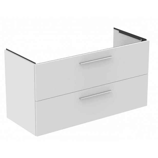 Ideal Standard i.Life B - Umyvadlová skříňka, 63x120x51 cm, 2 zásuvky, matná bílá T5514DU