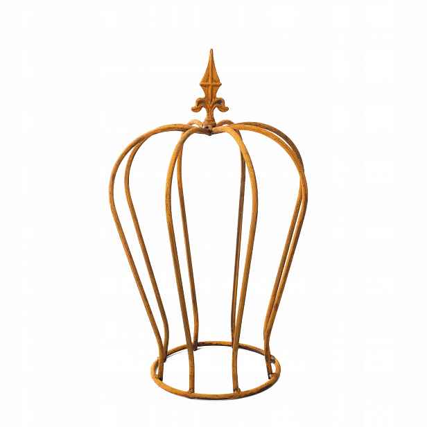 Korona Koronka Corten Lampion Květináč Dekorace Na Terasu 30 CM