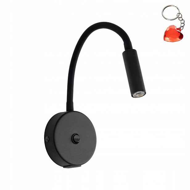 Nástěnné svítidlo Výložník Nástěnná lampa Černá G9 Usb zásuvka Lagos Tk Lighting