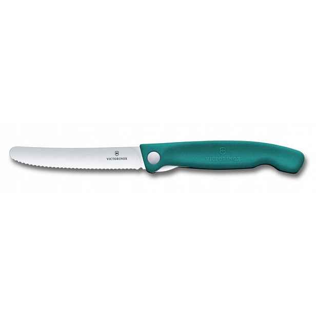 Skládací svačinový nůž Victorinox Swiss Classic 11 cm, Zelený