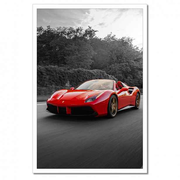 Plakáty v rámu 40x60 Červené Ferrari Fura