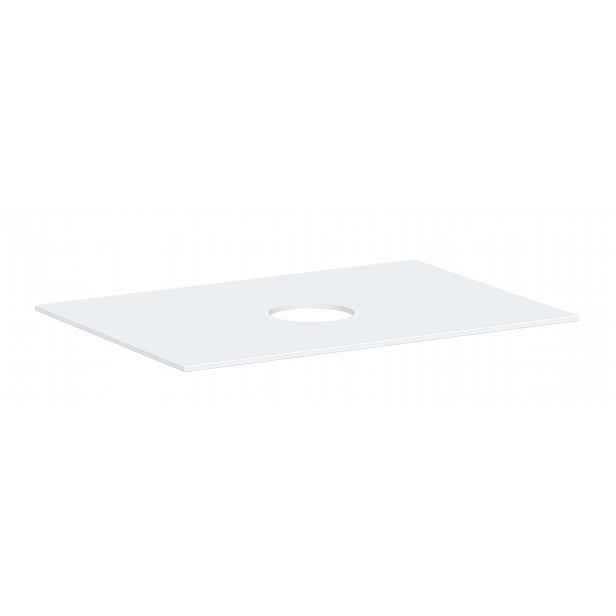 Hansgrohe Xevolos E - Deska pod umyvadlo, 78x55 cm, výřez uprostřed, matná bílá 54328700