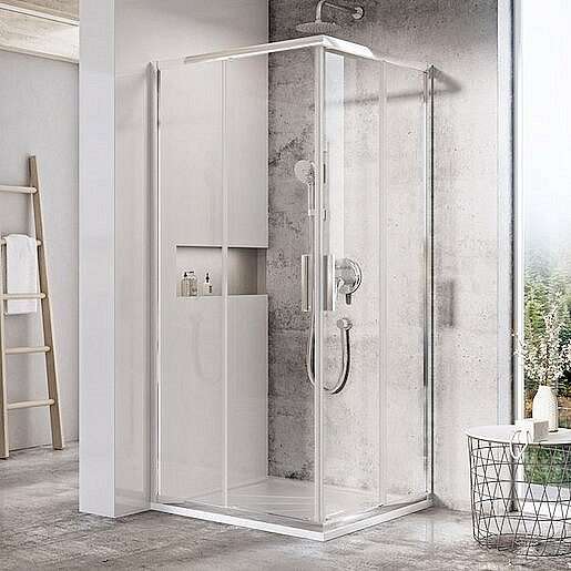 Sprchový kout čtverec 90x90x190 cm Ravak Blix chrom lesklý X1LM70C00Z1