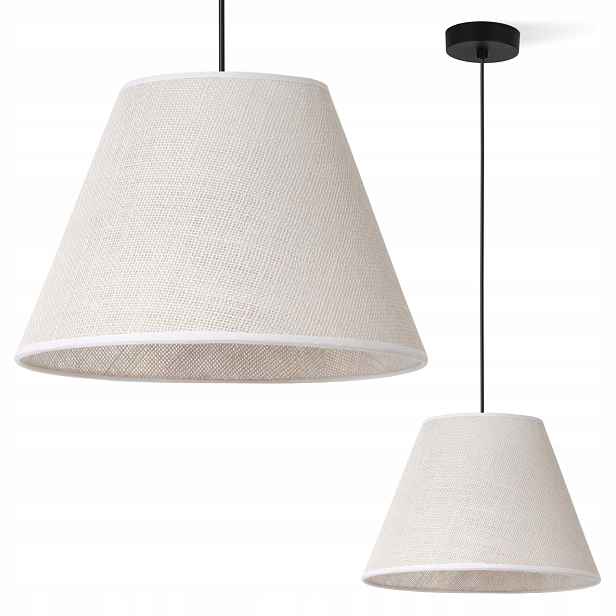 Závěsná Stropní Lampa Lustr Stínidlo Kužel Juta Do Ložnice Obývacího Pokoje Boho