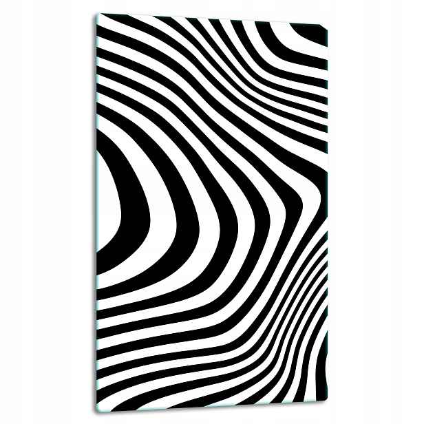7v1 Skleněná Deska Panelová Deska 30x52 Zebra