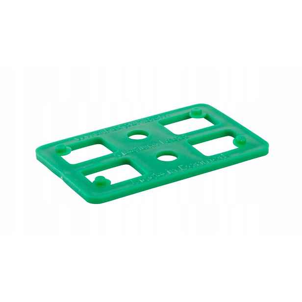 Distanční podložky 80x50 gr. 3 mm plastové distanční podložky do 2 tun 100 ks
