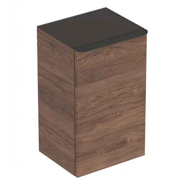 Geberit Smyle Square - Boční skříňka, panty vlevo, ořech hickory 500.360.JR.1