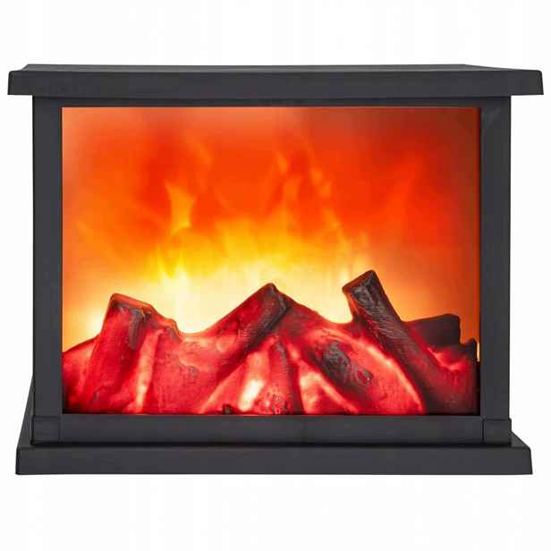 Krbová Led lampa s pohyblivým plamenem, imitace ohně, lampa GodsToys
