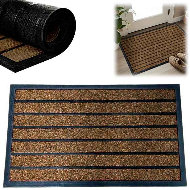 Rohožka Pod Venkovní Vchodové Dveře 60 X 90 Rohožka Na Boty Velká Hnědá