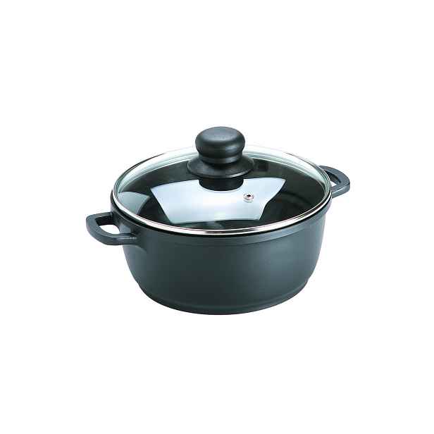 SSW - Hrnec se skleněnou poklicí 16cm CRISPY