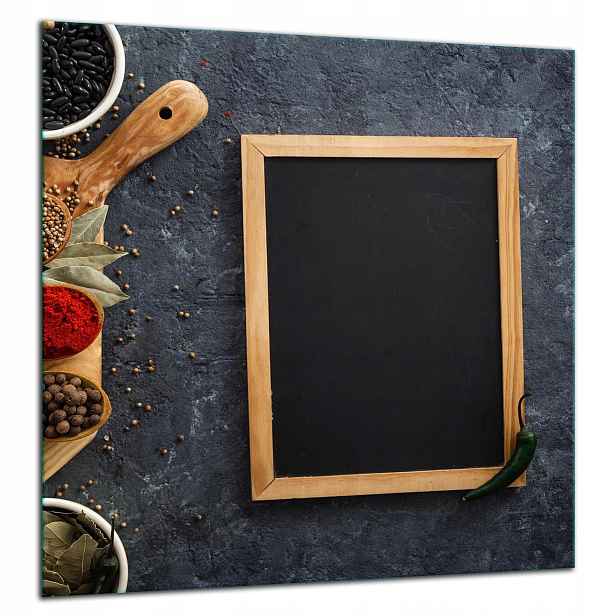 Skleněná Ochranná Deska Panel Lepidlo 60x65 Kuchyně