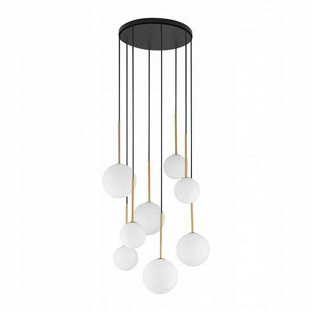 Černá závěsná lampa Karo moderní nad jídelní stůl Nowodvorski