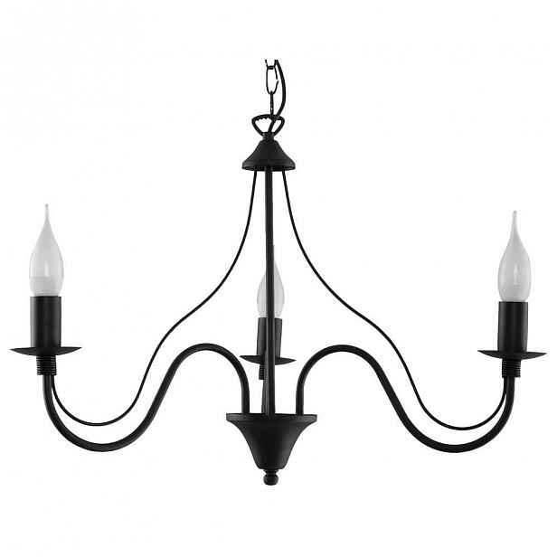 Černé závěsné svítidlo Nice Lamps Floriano 3