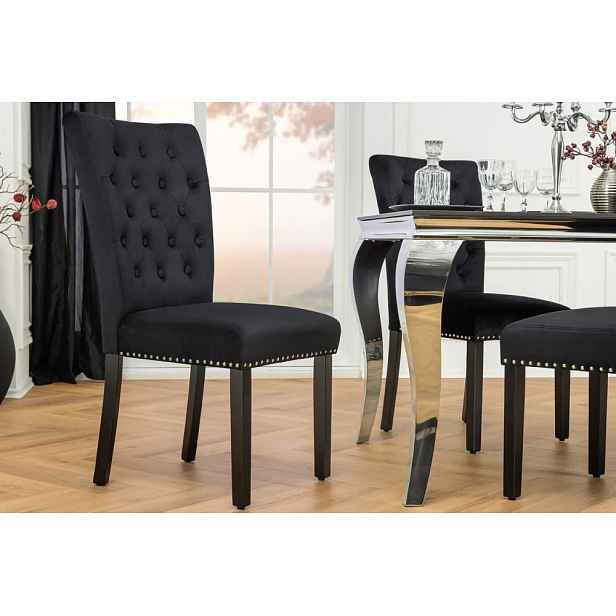 Chesterfield jídelní židle 2 ks FRIXON Dekorhome