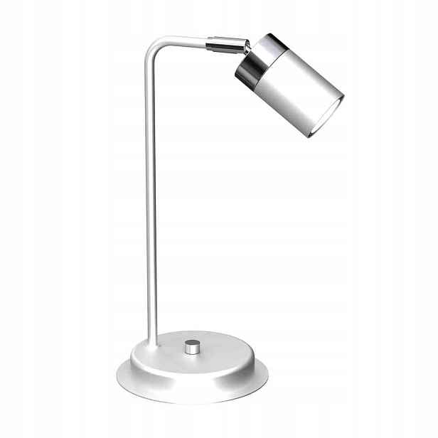 Milagro Stolní Led lampa Joker bílá/chrom GU10 40W IP20