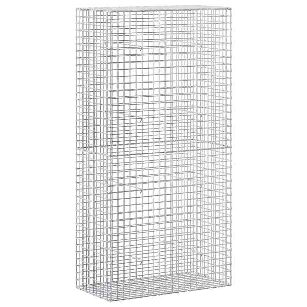 vidaXL Gabion s drátem 3,5 mm a síťkou 5x5 cm 100x50x200 cm