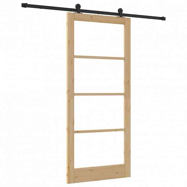 vidaXL Posuvné dveře ORKDAL Přírodní 93 x 211 cm