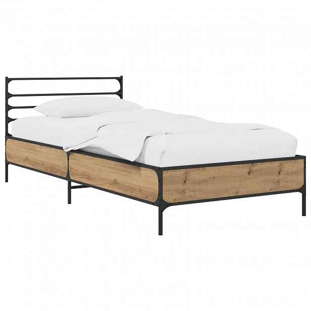 vidaXL Rám postele Dub artisan 80 x 200 cm Kompozitní dřevo