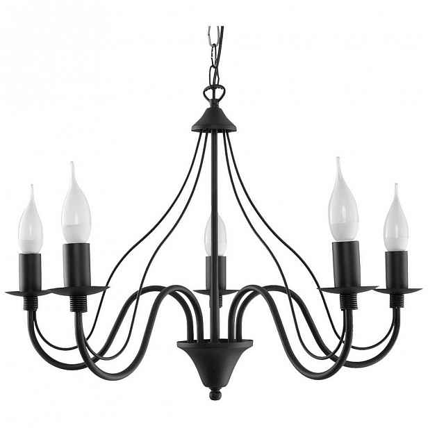 Černé závěsné svítidlo Nice Lamps Floriano 5