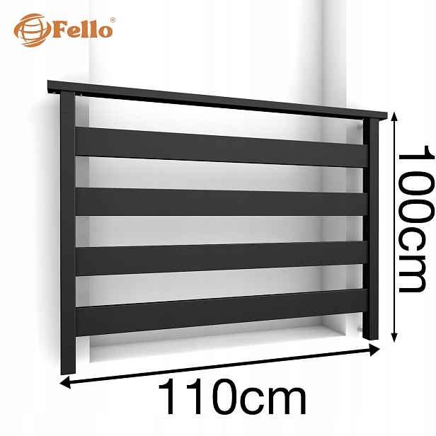 CLASSIC4 Francouzský balkon 110 cm Balustrada Ral