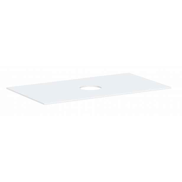 Hansgrohe Xevolos E - Deska pod umyvadlo, 98x55 cm, výřez uprostřed, matná bílá 54329700
