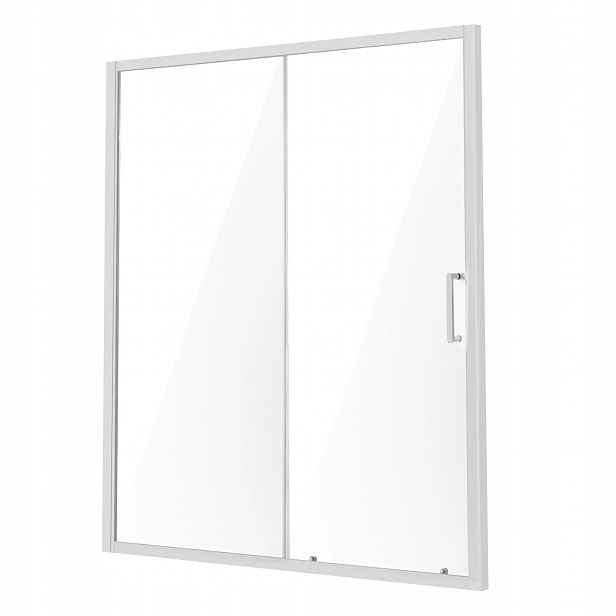 Posuvné sprchové dveře 1500 mm 6 mm tvrzené sklo nano chrom