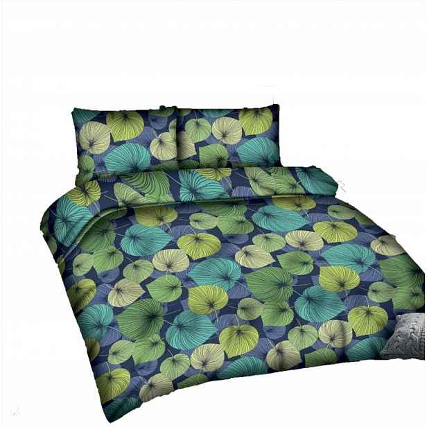 Povlečení 220x200 deSATIN Ranforce R18 Listy