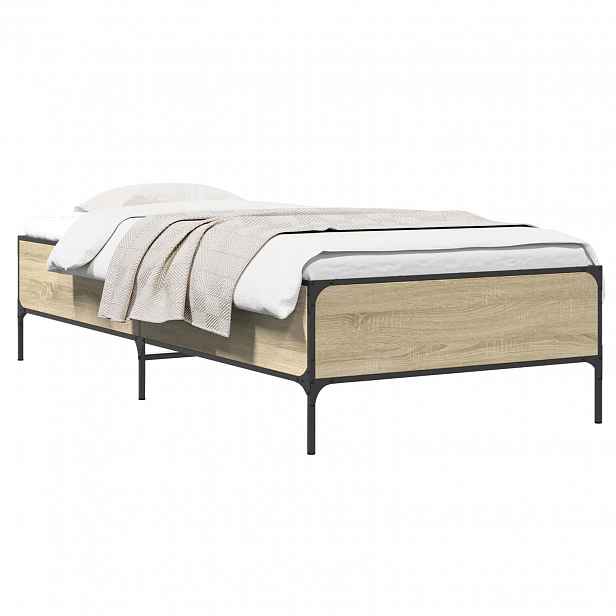 vidaXL Rám postele Dub sonoma 80 x 200 cm Kompozitní dřevo