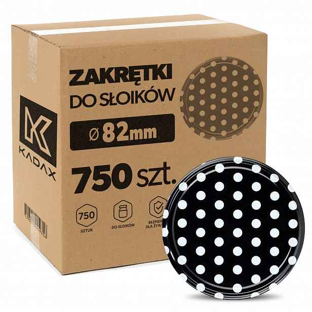 750 Ks Šroubovací Víčka Na Sklenice FI82 Uzávěry Sklenice Víčko Hrášek 6-ZÁVĚSNÉ