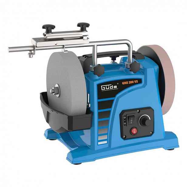 Güde - Stolní dvoukotoučová bruska GNS 200 VS, 200 mm, 120 W 55247