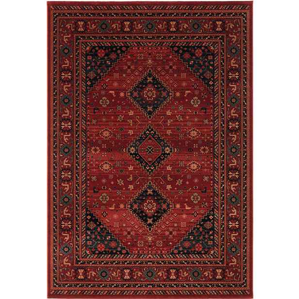 Kusový koberec Kashqai (Royal Herritage) 4345 300, 67x275, červená, chodba / předsíň, Osta