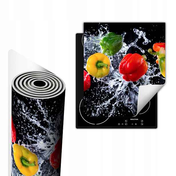 Ochranná Podložka Na Svinovací Sporák 45x52 cm Černá paprika