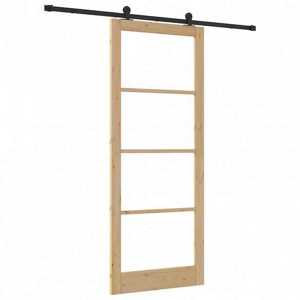 vidaXL Posuvné dveře ORKDAL Přírodní 93 x 232 cm