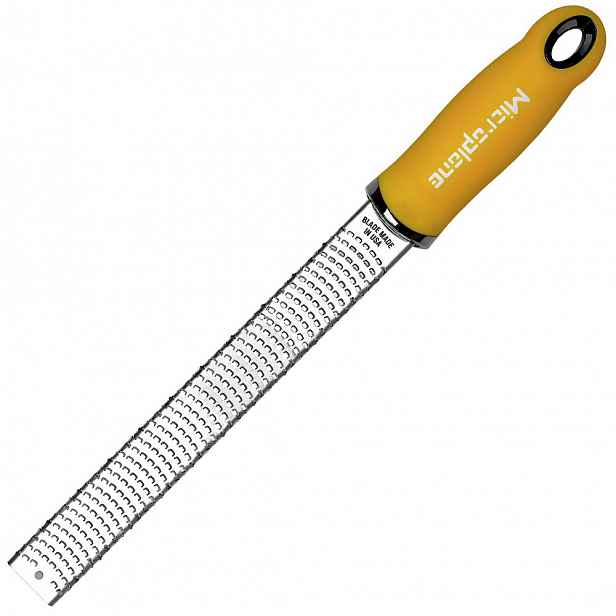 Microplane Microplane struhadlo jemné s rukojetí hořčicová 46623