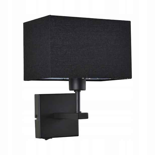 Norte Nástěnné svítidlo Černé Moderní E27 60W IP20